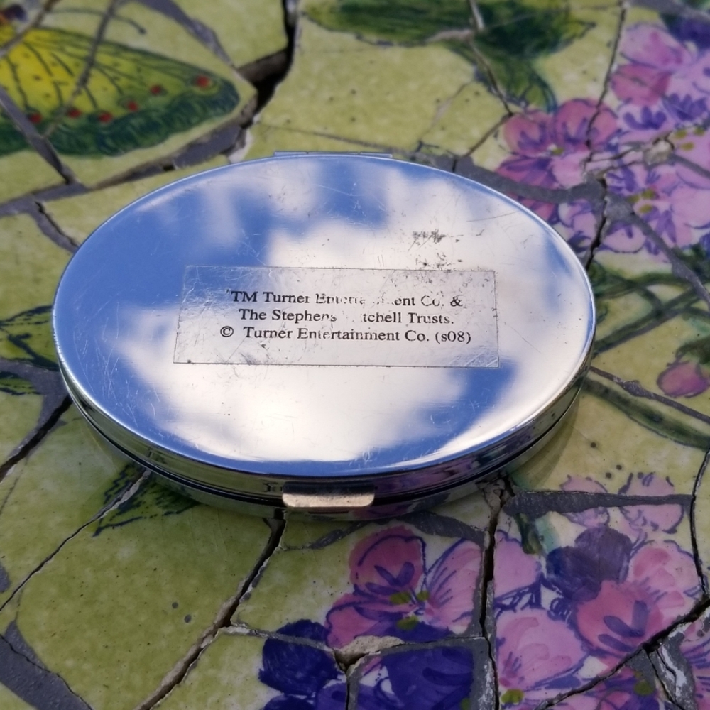 Vintage Style Compact Double Sided Mirror - Picture 4 of 8